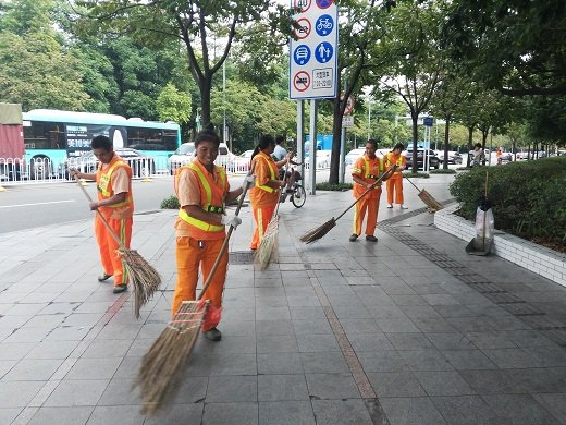 人工清扫保洁